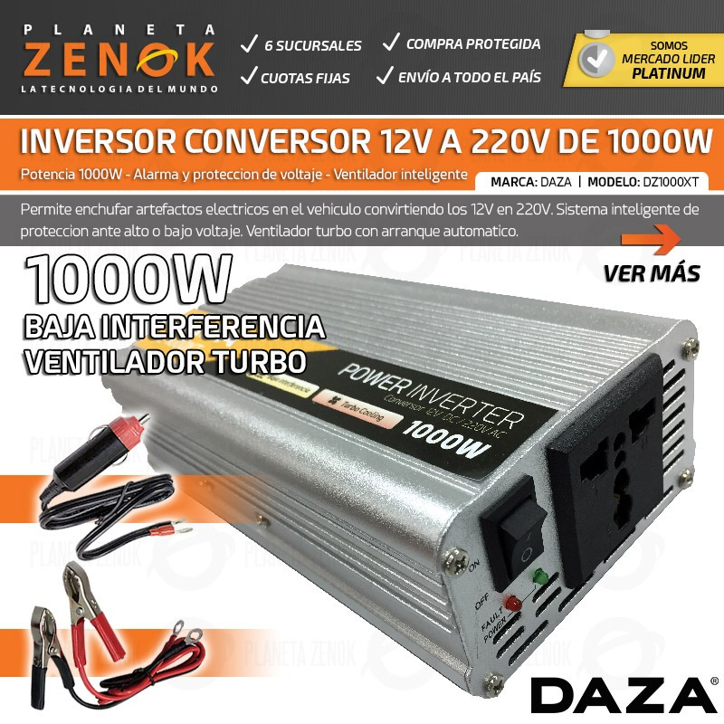 Conversor Inversor Corriente 12v A 220v Potencia 200w Carro - Luegopago