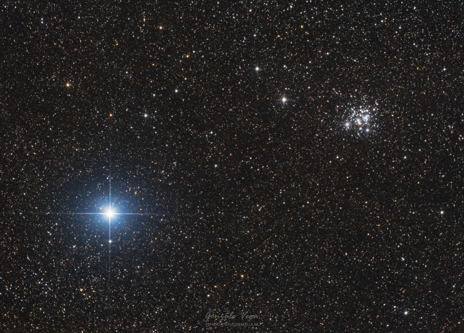 NGC 4755 y B crucis (Nikon d5100)