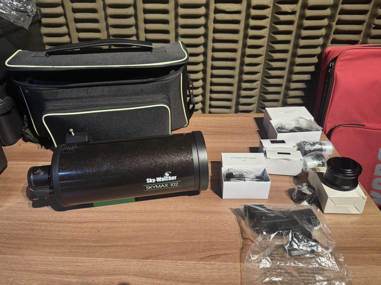 VENDO TUBO SKYMAX 102 (1300MM) c/acc. - CAM PLAYER ONE NEPT.C - BARLOW 2X - FILTRO Y OTROS!!!