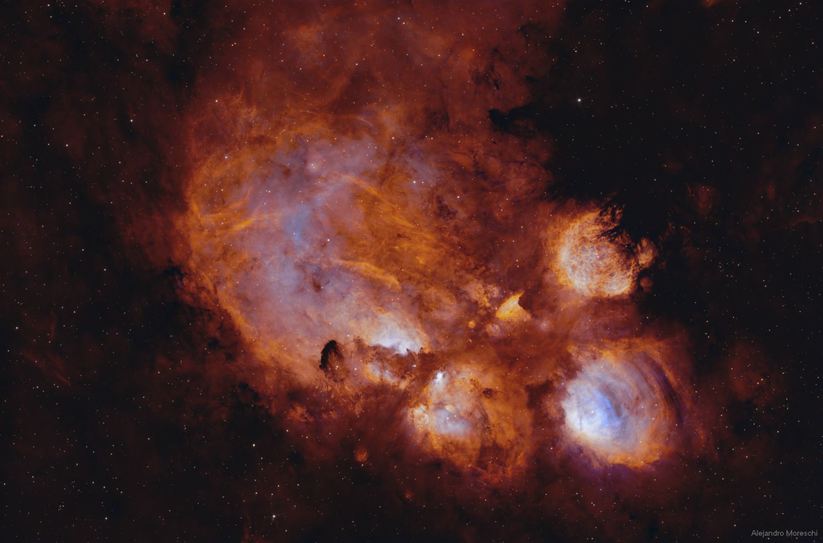 NGC 6334 - Nebulosa Pata de Gato