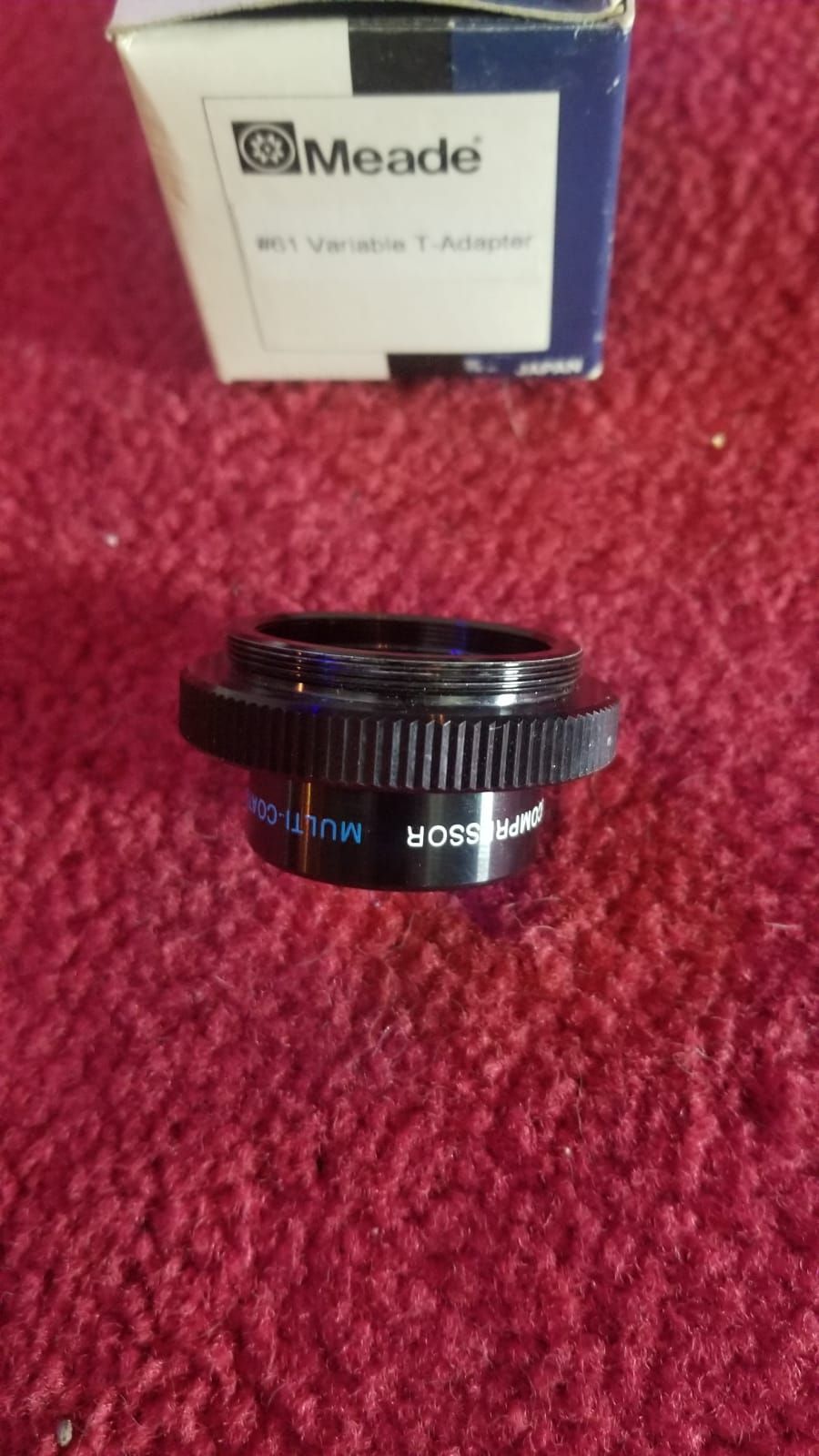 Meade #61 Variable T-Adapter – Adaptador Variable para Fotografía