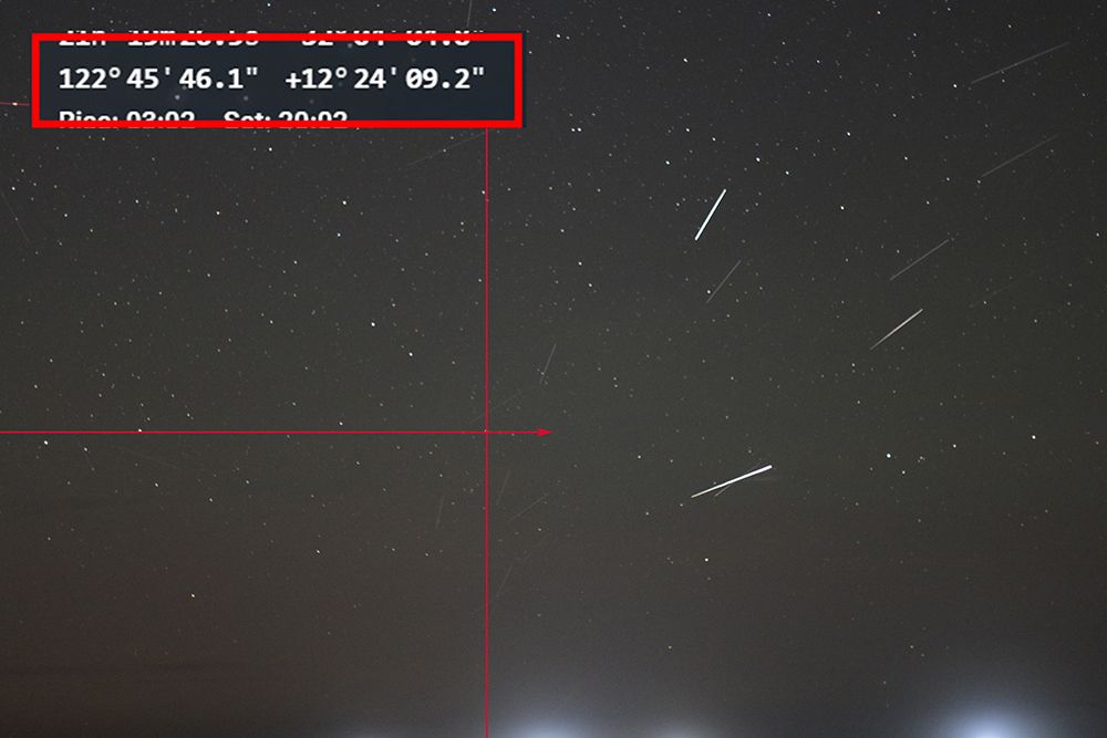 Se están viendo luces en los cielos