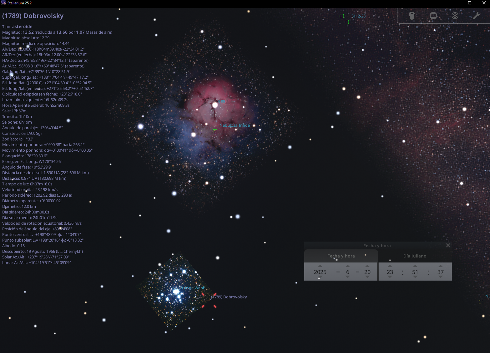 Posible Asteroide capturado sin querer. 20/06/2025