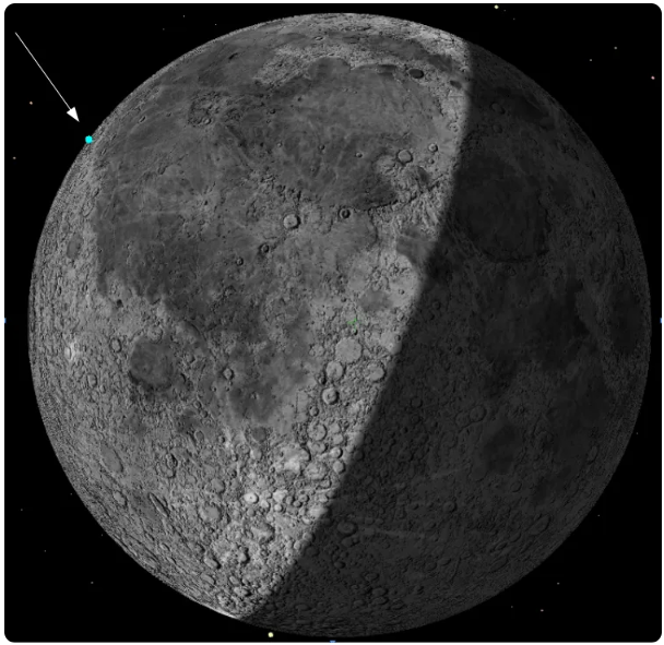 Impacto de cohete en la luna - Falcon 9 (SpaceX) - 5 Agosto 2026