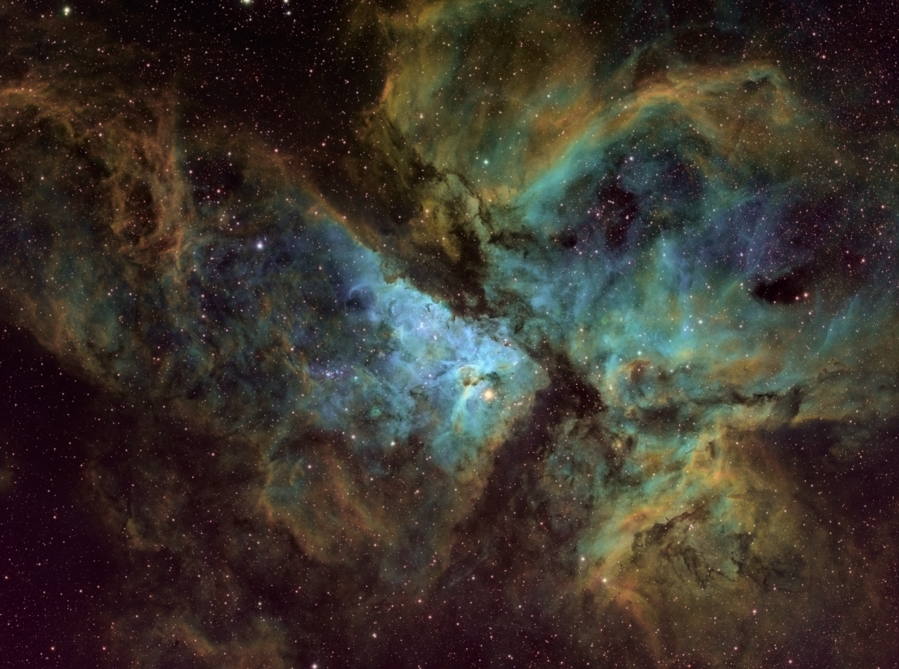 Nebulosa Carina en narrowband