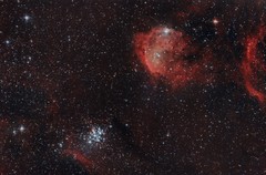 NGC3293 y Gabriela Mistral