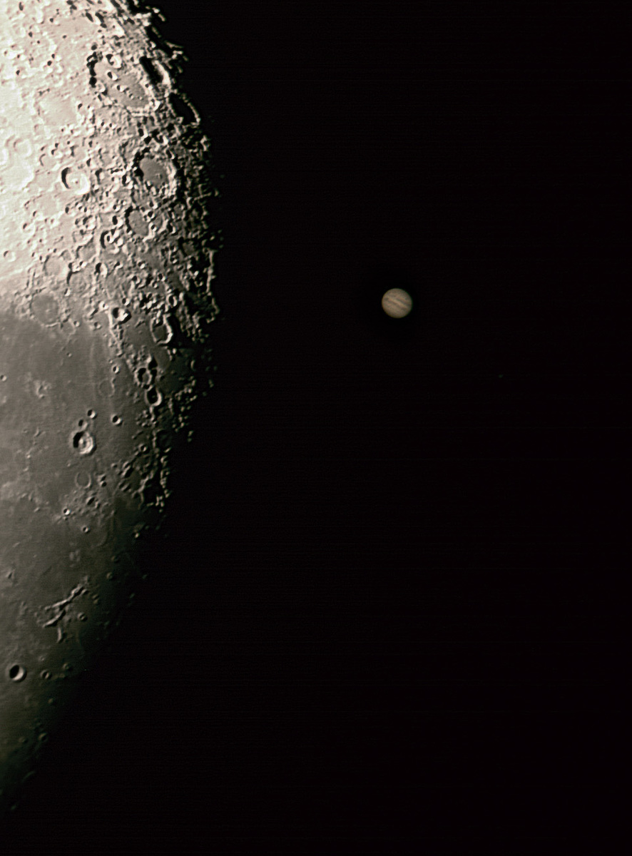 Ocultacion Luna Jupiter