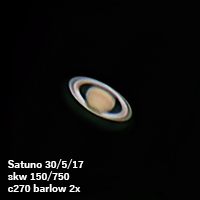 Saturno 30/5/17