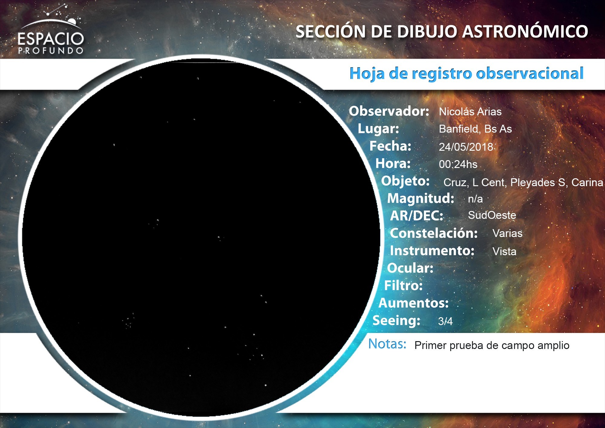 Dibujo astronómico