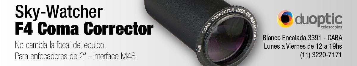 Reductor/Corrector de Coma Aplanático para f4 Newton Sky-Watcher